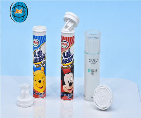 Effervescent Tablet Vitamin C Tubes Packaging Childproof Health Safe Candy Container OEM