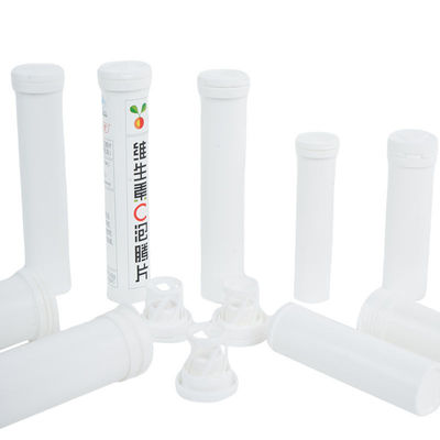 2023 Custom Logo Effervescent Tablet Tube with Cap Empty in Food Grade PP Matte Surface