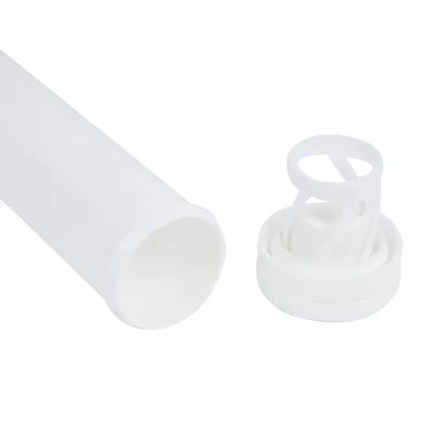 Effervescent Tablet Packaging Tube for Medical Pills Piece OEM and White Plastic Tube