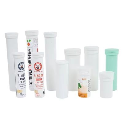 2024 PP Plastic Effervescent Tablet Tube with Easy Cleaning Function and OEM Acceptance