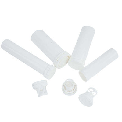 Customized PP Material Effervescent Tablet Tube For White Vitamin C Tablets Packaging