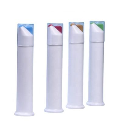 Προσαρμοσμένο λογότυπο 100ml 110ml PP αέρα αντλία σωλήνα μπουκάλι για οδοντόκρεμα μπουκάλι πλαστικό