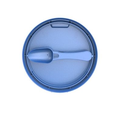 Style Fashion Milk Powder Empty Can Plastic Cover with Scoop 132mm PP Plastic