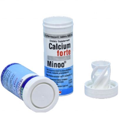 38mm*96mm PP Effervescent Tablet Tube με Desiccant Flip Cover και πιστοποιημένο ISO 9001