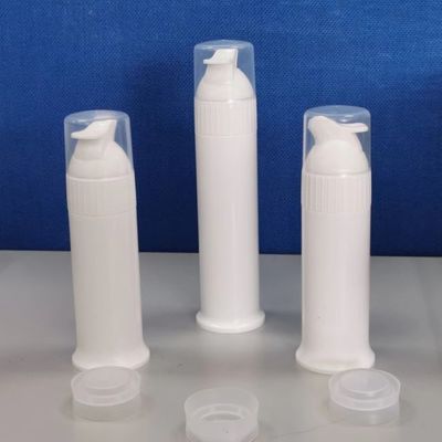 Σχεδιασμός 100 ml PP κυλινδρικό αέρα χωρίς οδοντόκρεμα διανομέα για οδοντόκρεμα αποθήκευση αντλία μπουκάλι