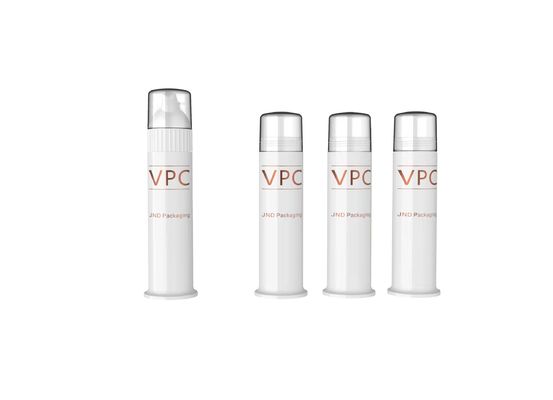 Press Dispensing Food Grade PP Airless Pump Bottle Toothpaste Custom Logo Available 100ml