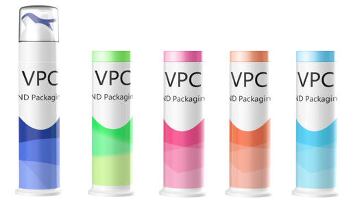 100 ml κενά μπουκάλια αντλίας PP χωρίς αέρα Διανεμητής οδοντόκρεμας με χρώμα και λογότυπο προσαρμοσμένο